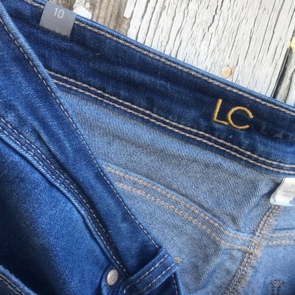 Women's Lauren Conrad blue skinny jeans Size 10 - Picture 8 of 9